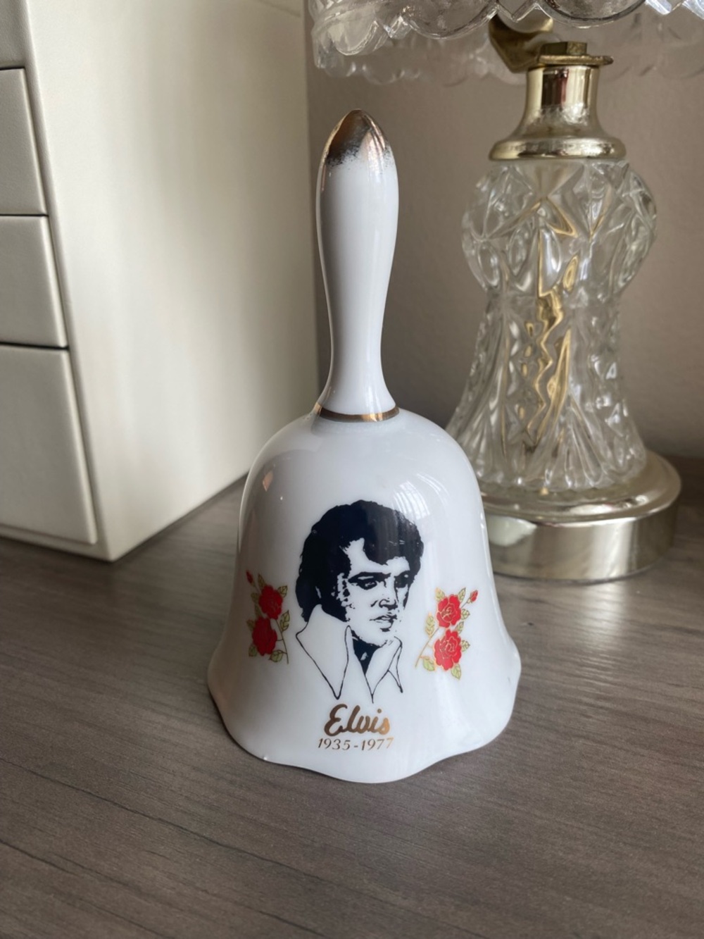 Vintage Elvis Presley 1935-1977 Commemorative Bell Scotty Made In Japan